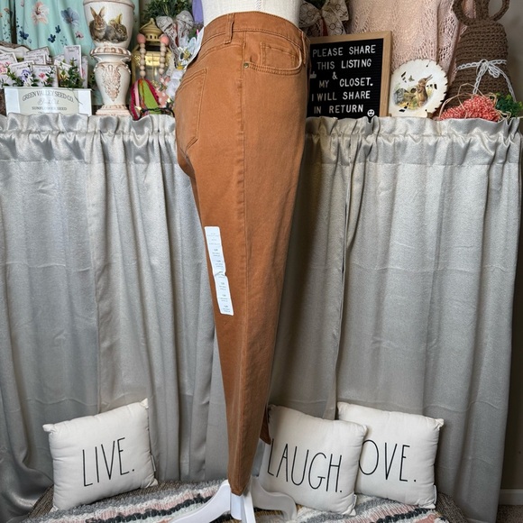 Belk Women's Skinny Pants in Rust - Picture 7 of 11